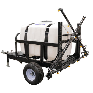 200 Gallon Premium Broadcast Pull Behind Sprayer, 23 Foot Swath